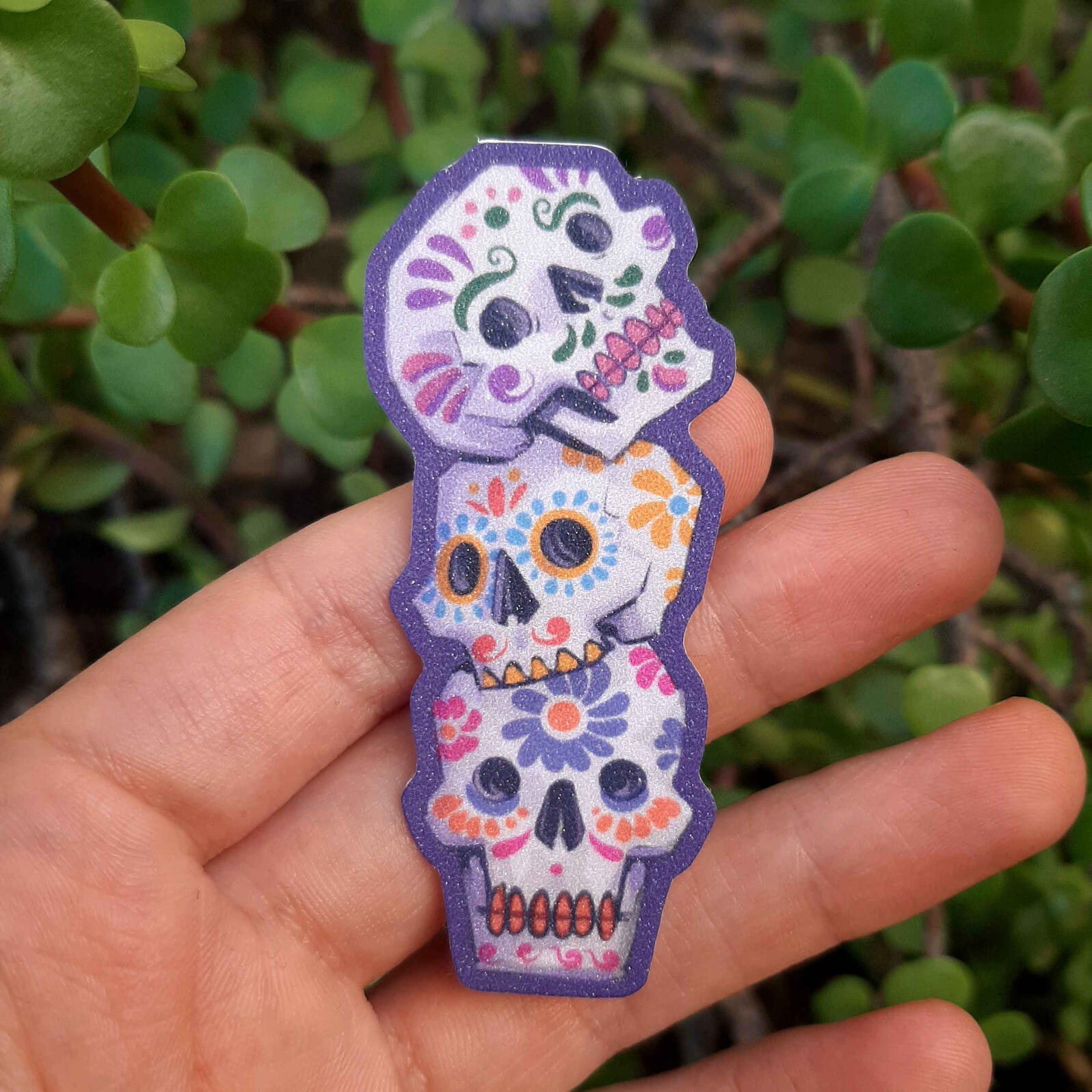 Calaveritas Versión Morado $15 MXN